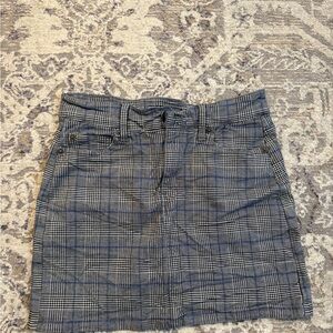 American Eagle Outfitters Gray and Blue Pencil Mini Skirt